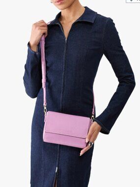 Portland Leather Good Metro Mini Crossbody in Calla Lily